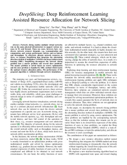 DeepSlicing: Deep Reinforcement Learning Assisted Resource Allocation
  for Network Slicing