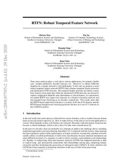 RTFN: Robust Temporal Feature Network
