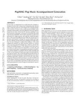 PopMAG: Pop Music Accompaniment Generation