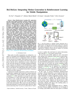 ReLMoGen: Leveraging Motion Generation in Reinforcement Learning for
  Mobile Manipulation