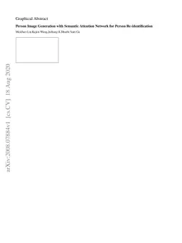 Person image generation with semantic attention network for person
  re-identification