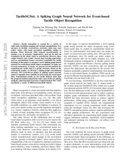 TactileSGNet: A Spiking Graph Neural Network for Event-based Tactile
  Object Recognition