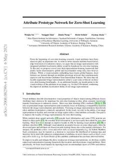 Attribute Prototype Network for Zero-Shot Learning