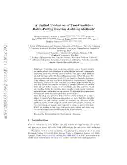 A Unified Evaluation of Two-Candidate Ballot-Polling Election Auditing
  Methods