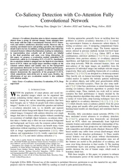 Co-Saliency Detection with Co-Attention Fully Convolutional Network