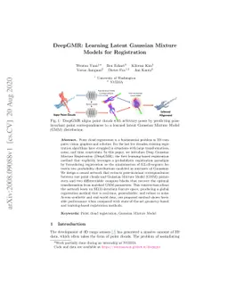 DeepGMR: Learning Latent Gaussian Mixture Models for Registration