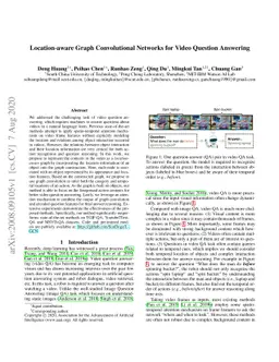 Location-aware Graph Convolutional Networks for Video Question Answering