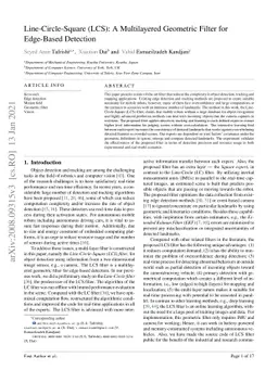 Line-Circle-Square (LCS): A Multilayered Geometric Filter for Edge-Based
  Detection