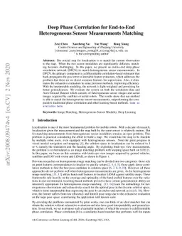 Deep Phase Correlation for End-to-End Heterogeneous Sensor Measurements
  Matching