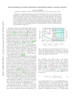 Large deviations of extreme eigenvalues of generalized sample covariance
  matrices