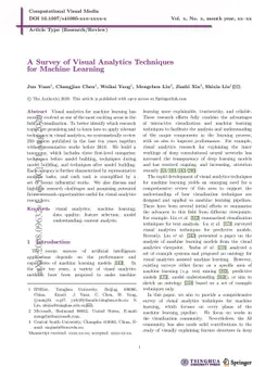 A Survey of Visual Analytics Techniques for Machine Learning