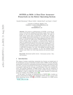 SOTER on ROS: A Run-Time Assurance Framework on the Robot Operating
  System