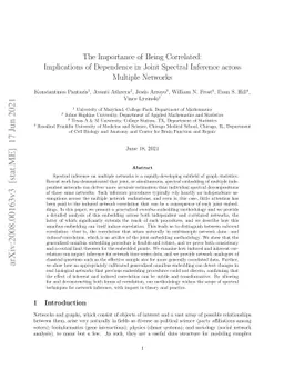 The Importance of Being Correlated: Implications of Dependence in Joint
  Spectral Inference across Multiple Networks
