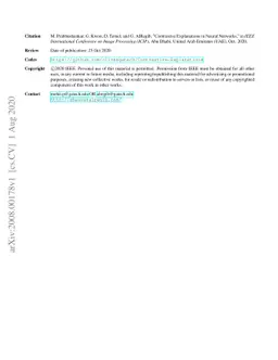 Contrastive Explanations in Neural Networks