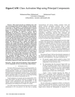 Eigen-CAM: Class Activation Map using Principal Components