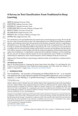 A Survey on Text Classification: From Shallow to Deep Learning