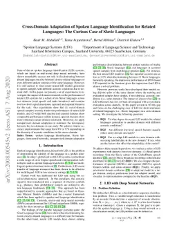 Cross-Domain Adaptation of Spoken Language Identification for Related
  Languages: The Curious Case of Slavic Languages