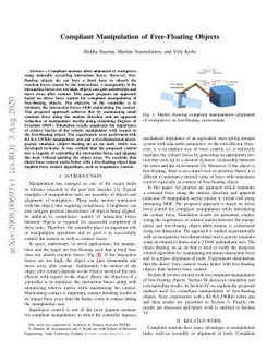 Compliant Manipulation of Free-Floating Objects