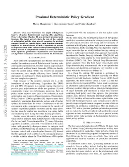 Proximal Deterministic Policy Gradient