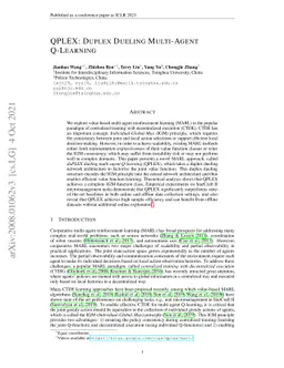 QPLEX: Duplex Dueling Multi-Agent Q-Learning