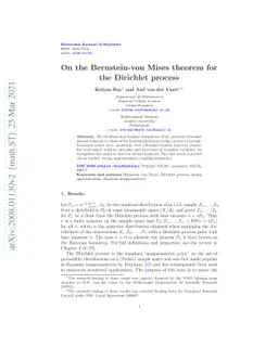 On the Bernstein-von Mises theorem for the Dirichlet process