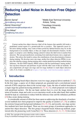 Reducing Label Noise in Anchor-Free Object Detection