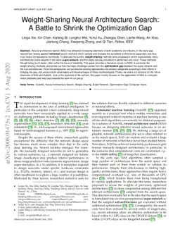Weight-Sharing Neural Architecture Search: A Battle to Shrink the
  Optimization Gap