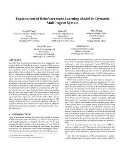 Explanation of Reinforcement Learning Model in Dynamic Multi-Agent
  System