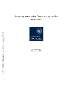 Inducing game rules from varying quality game play