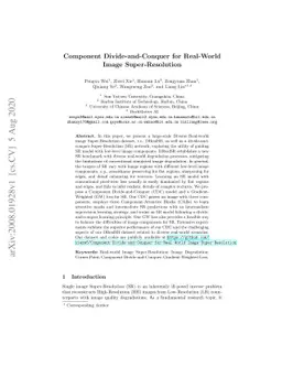 Component Divide-and-Conquer for Real-World Image Super-Resolution