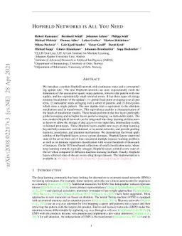 Hopfield Networks is All You Need