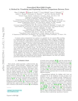 Generalized Word Shift Graphs: A Method for Visualizing and Explaining
  Pairwise Comparisons Between Texts