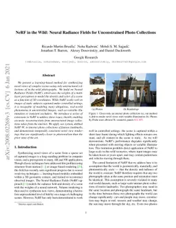 NeRF in the Wild: Neural Radiance Fields for Unconstrained Photo
  Collections