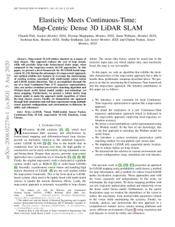 Elasticity Meets Continuous-Time: Map-Centric Dense 3D LiDAR SLAM