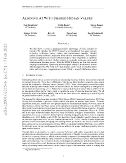 Aligning AI With Shared Human Values