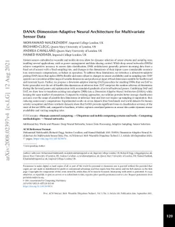 DANA: Dimension-Adaptive Neural Architecture for Multivariate Sensor
  Data