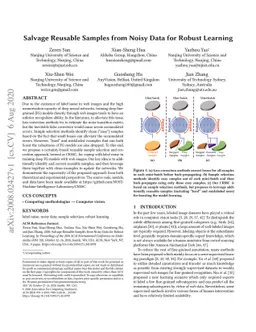 Salvage Reusable Samples from Noisy Data for Robust Learning