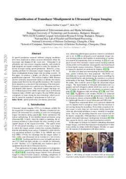 Quantification of Transducer Misalignment in Ultrasound Tongue Imaging