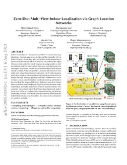 Zero-Shot Multi-View Indoor Localization via Graph Location Networks