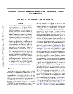 Decoupling Exploration and Exploitation for Meta-Reinforcement Learning
  without Sacrifices