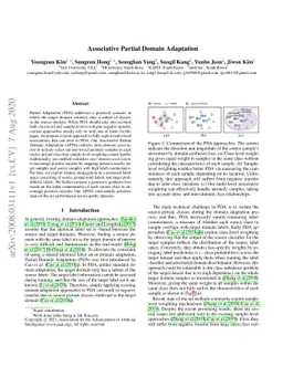 Associative Partial Domain Adaptation
