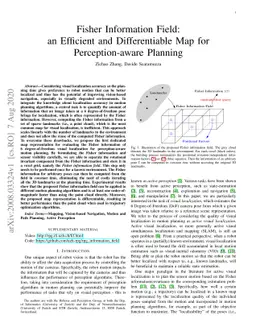 Fisher Information Field: an Efficient and Differentiable Map for
  Perception-aware Planning