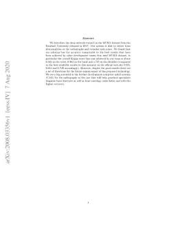 X-Ray bone abnormalities detection using MURA dataset