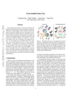 Cross-modal Center Loss