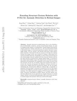 Encoding Structure-Texture Relation with P-Net for Anomaly Detection in
  Retinal Images