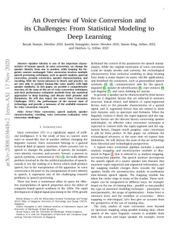 An Overview of Voice Conversion and its Challenges: From Statistical
  Modeling to Deep Learning