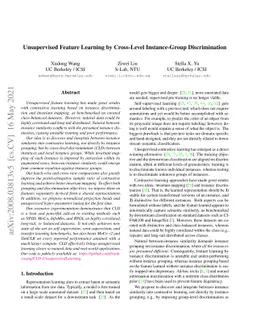Unsupervised Feature Learning by Cross-Level Instance-Group
  Discrimination