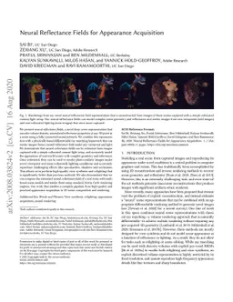 Neural Reflectance Fields for Appearance Acquisition