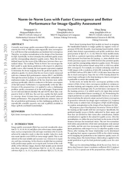 Norm-in-Norm Loss with Faster Convergence and Better Performance for
  Image Quality Assessment