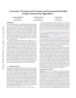 ConnectIt: A Framework for Static and Incremental Parallel Graph
  Connectivity Algorithms